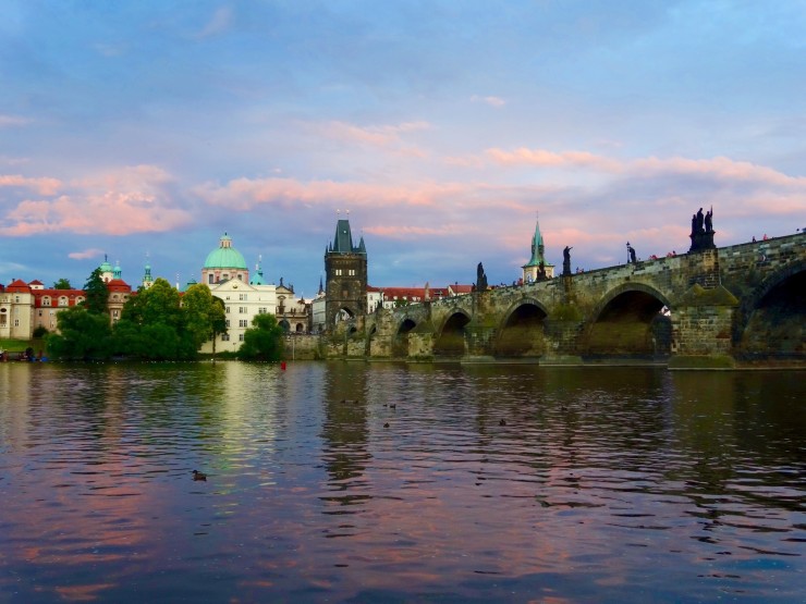 Dining at Kampa Park at sunset means some incredible scenery. 