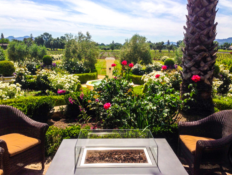 With a view like this, who needs to drink wine when you're in Napa pregnant.