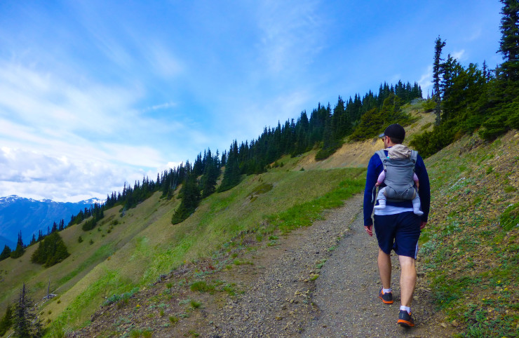 Get outside for some easier travels with a baby.