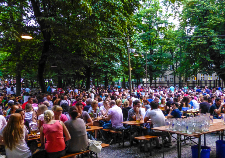 2 Munich Beer Gardens For 2 Different Experiences