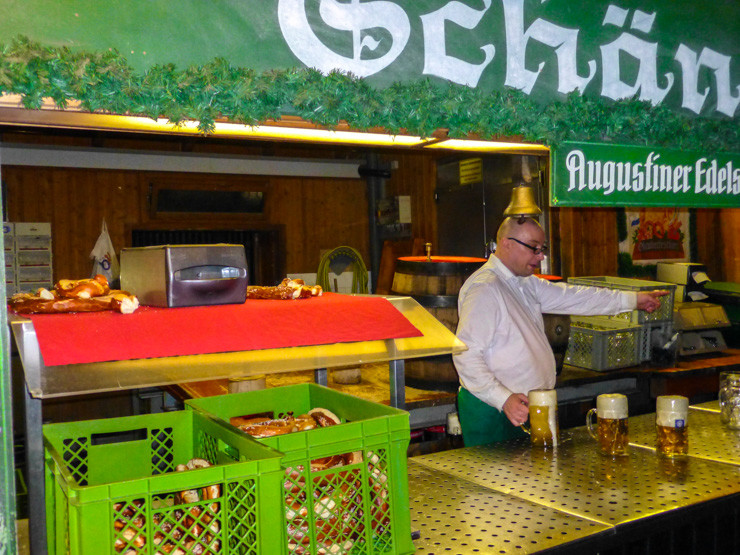 Mmmm...pretzels and beer. 