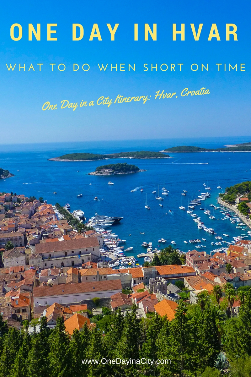 One Day In Hvar One Day In A City