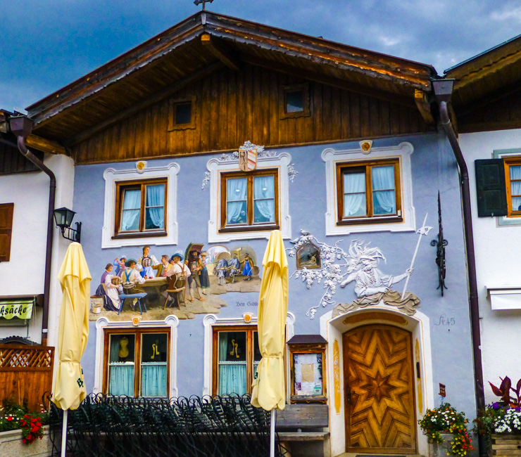 Mittenwald, Bavaria: Painted Building