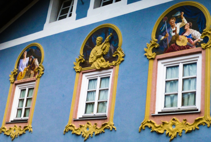 Mittenwald, Germany Fresco Windows