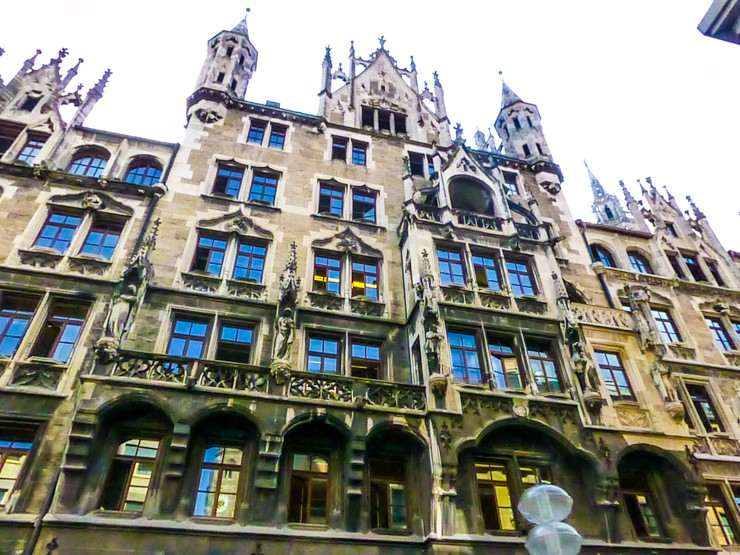 New Town Hall in Marienplatz in Munich, Germany