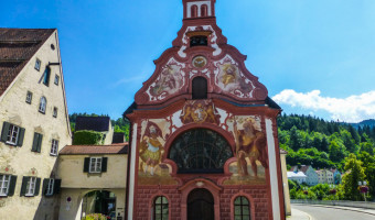 Holy Ghost Infirmary Church in Fussen