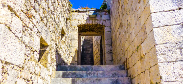 Stairs in Hvar, Croatia