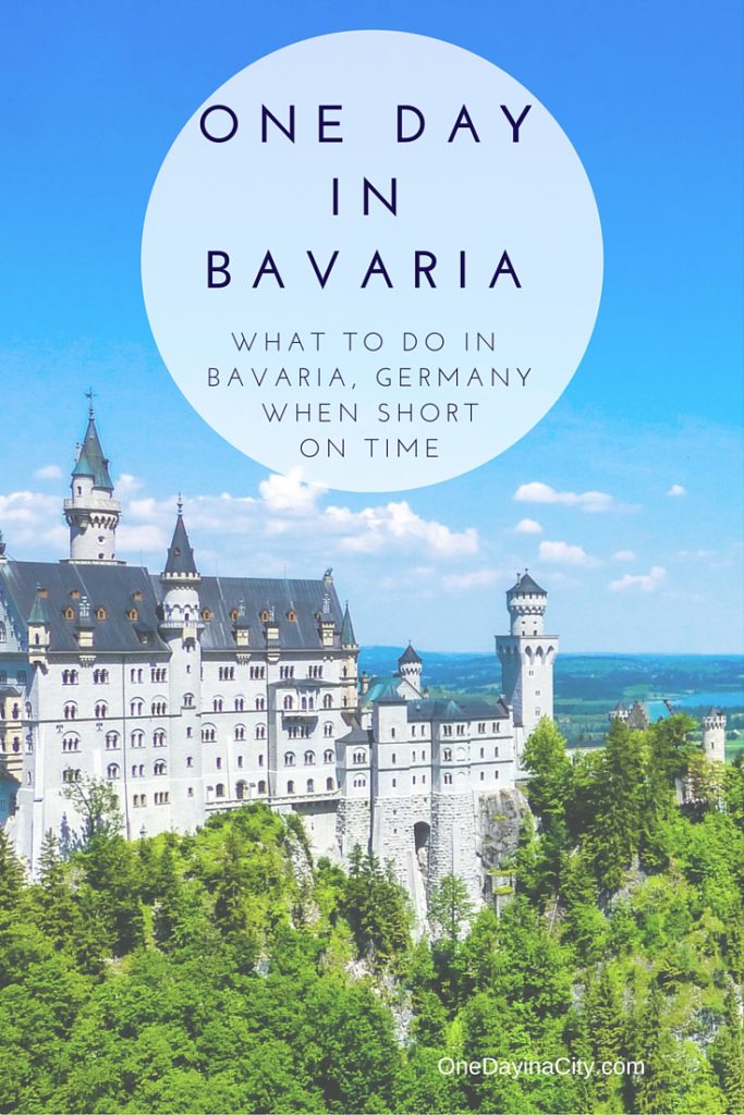One Day in Bavaria: What to do, see, and eat plus where to sleep if short on time in the Bavaria region of Germany. 
