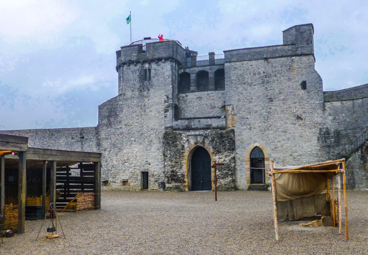 St. John's Castle plays a big part in Limerick's history. 