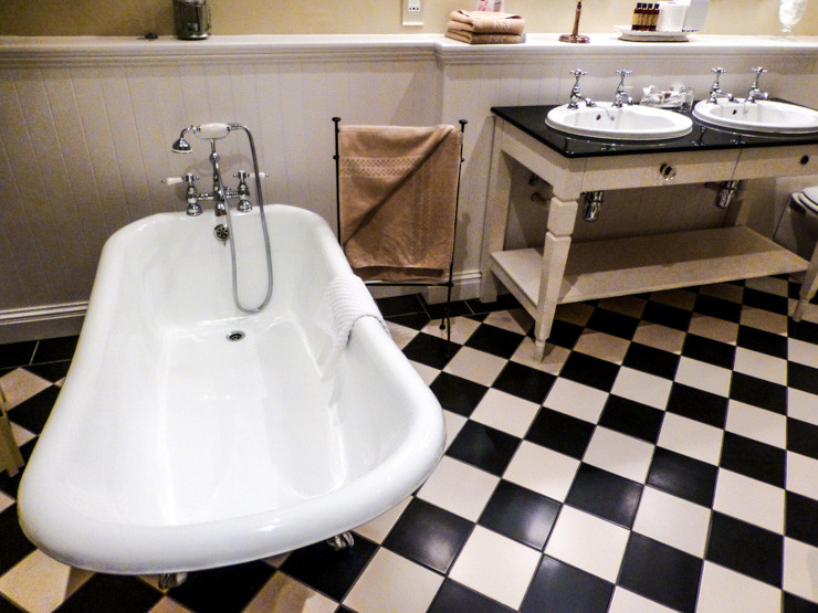 Boutique bathroom in No. 1 Pery Square Hotel in Limerick