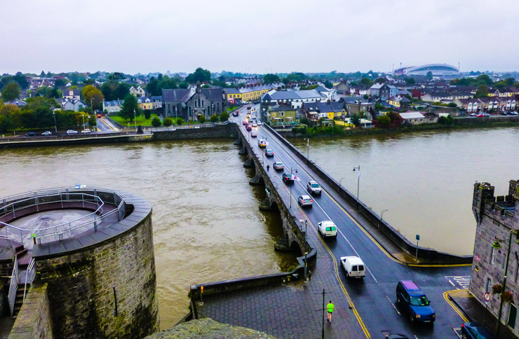 Thomond Bridge in Limerick 