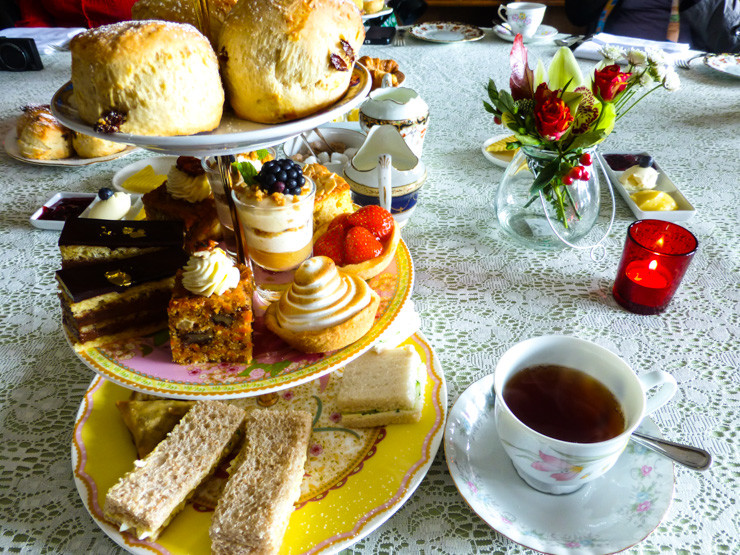 Afternoon tea at Adare Manor