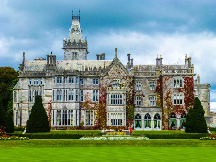 Adare Mansion, a stately resort in the charming village of Adare, Ireland. 