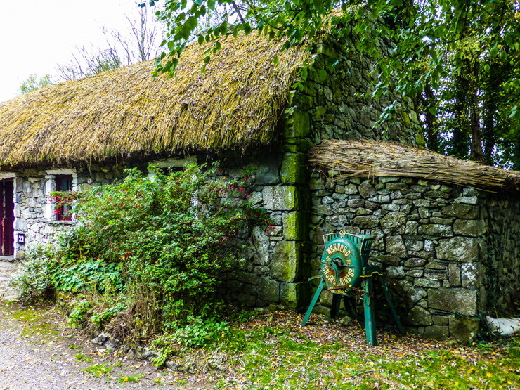 Recreated Medieval village awaits you in Bunratty, Ireland. 