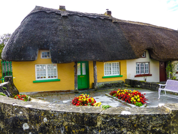 Thatched roof loveliness in Adare, Ireland. 