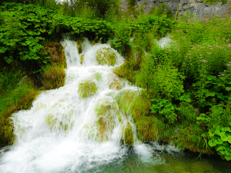 And always keep an eye out for cool sights like this one in Plitvice Lakes. 