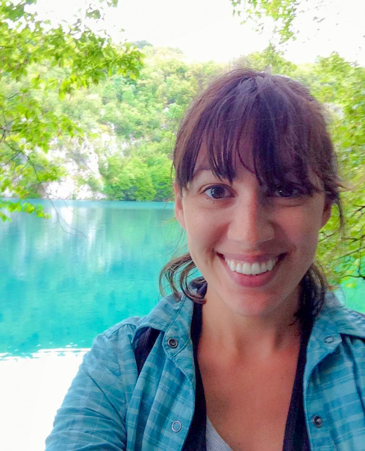 Plitvice Lakes...totally selfie worthy. Now -- google pictures of Plitvice Lakes in winter and you'll see why I want to go back on a snowy day someday! 
