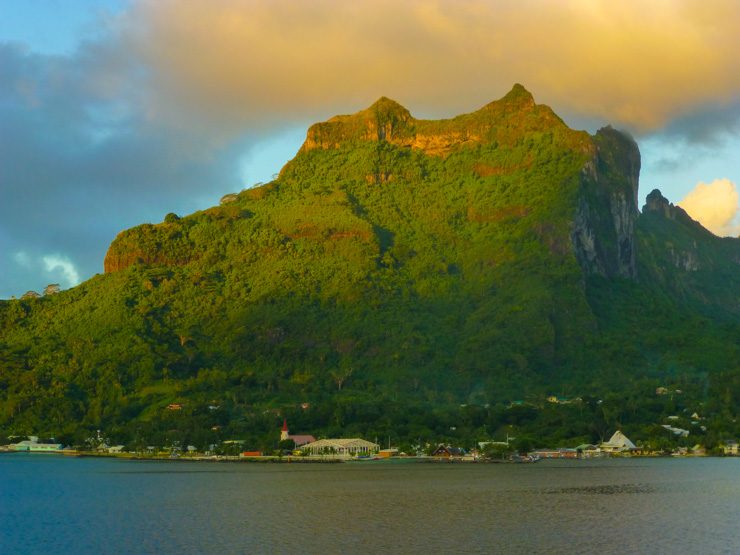 Sunset in Bora Bora