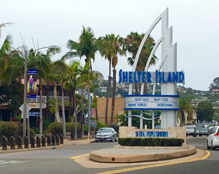 Entrance to Shelter Island San Diego