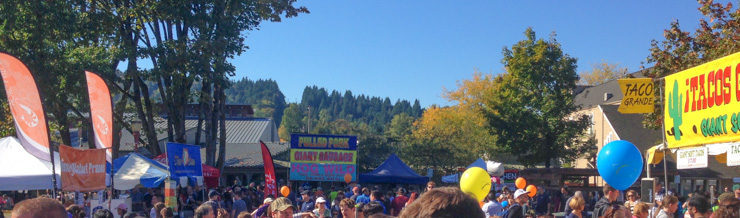 Food, food, and more food. Salmon Days is my kind of festival.