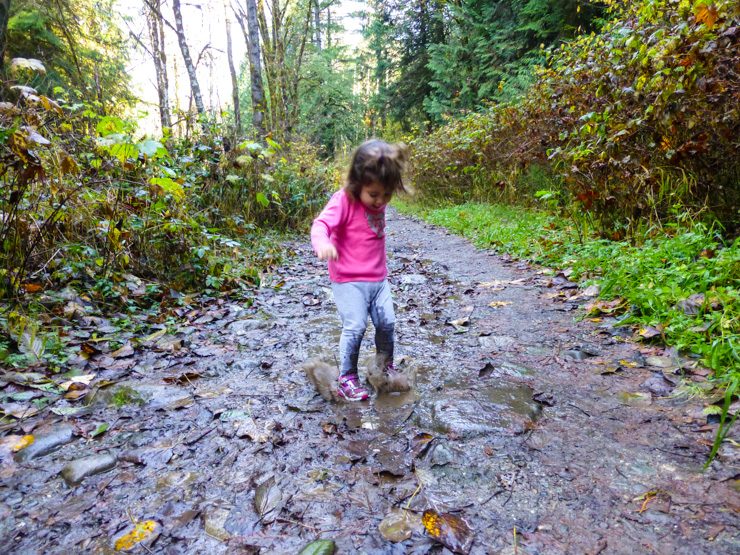 Jumping in puddles is SO. MUCH. FUN. 