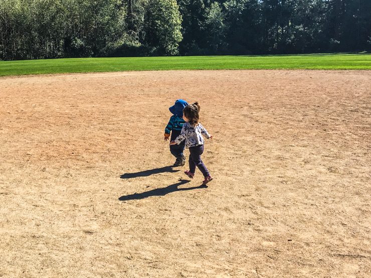 Running + friends = longer nap and socialization = why I love playgroup!