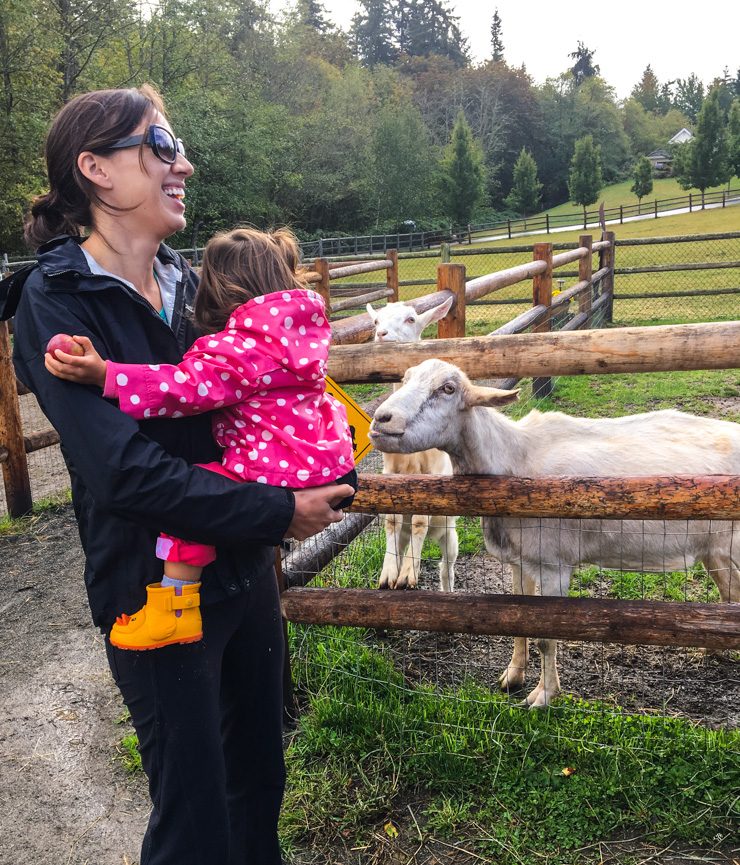 Sometimes we have playdates with goats.