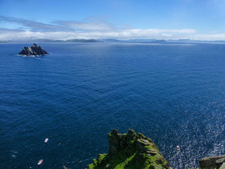 Clear, blue skies and sunshine in July at Skellig Michael and the Ring of Kerry.