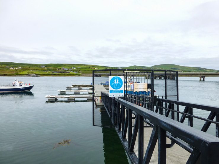 Dock for the Skellig Michael boats. 