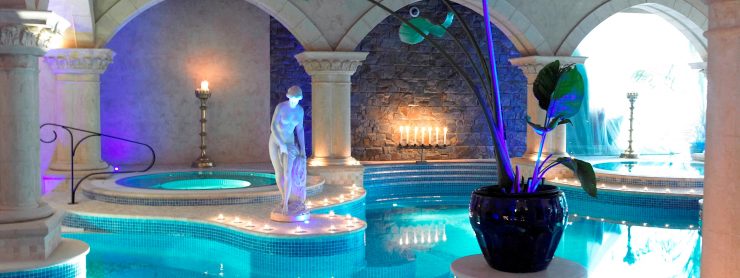 The spa pool at Muckross Park Hotel in Killarney, Ireland. 