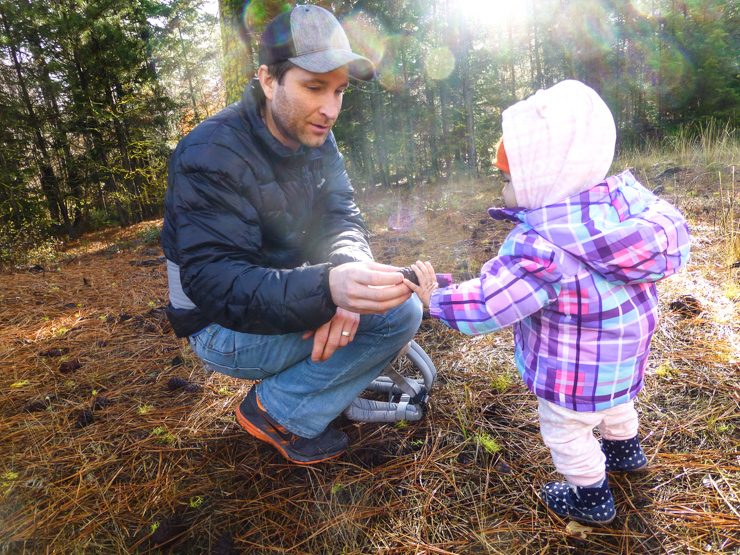 So much to see and explore for babies and parents hiking at Suncadia Resort in Washington. 