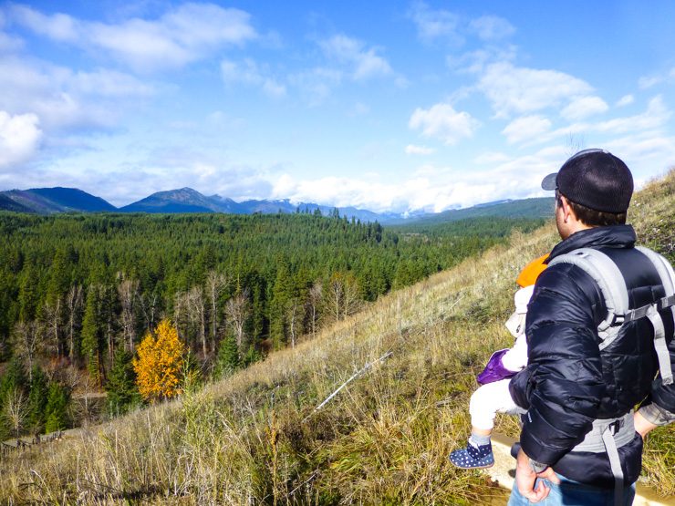 Hiking with a Baby in Suncadia, Washington