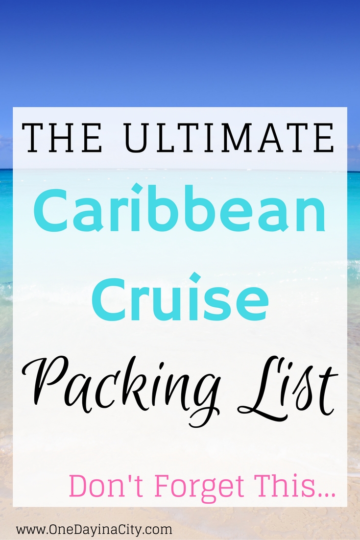 What to pack for a Caribbean cruise. This ultimate caribbean cruise packing list will keep you dressed with the right products to cover you on your cruise from pool time to days in port to formal nights and more. 