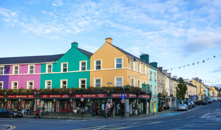 Colorful Kenmare, Ireland along the Ring of Kerry