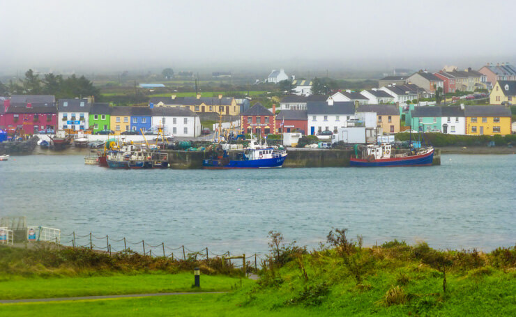 View of Portmagee from Valentia Island