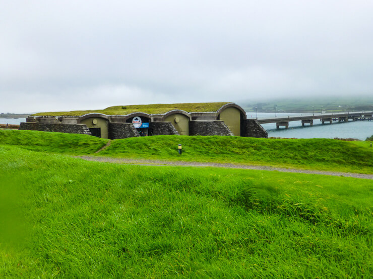 Skellig Michael Museum, shaped like beehive huts. 