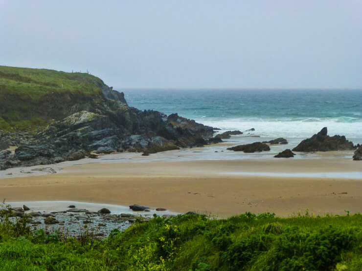 Scenery from the coastal loop drive of the Ring of Kerry. 