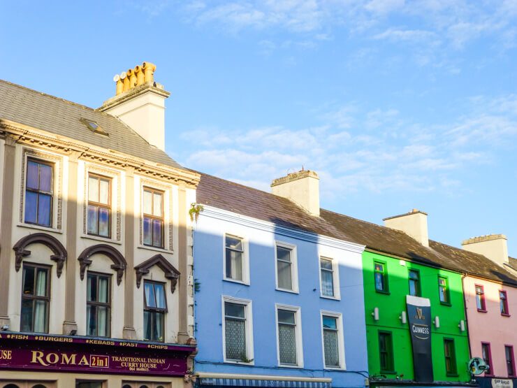 I loved the big Guinness on this green building in Kenmare, Ireland along the Ring of Kerry.