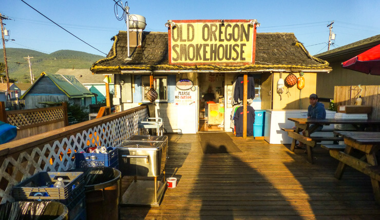 Eating at Old Oregon Smokehouse is one of the top things to do in Rockaway Beach Oregon