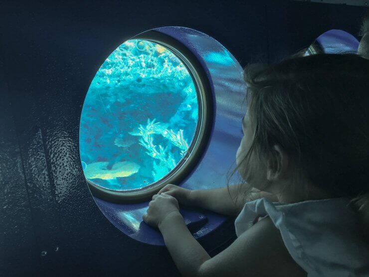 Finding Nemo ride at Disneyland is great for toddlers. 