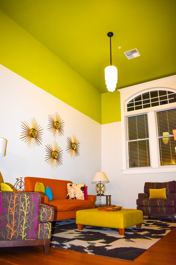 The living room of our apartment at 3rd Street Flats. 