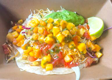 Delicious Fish Taco with Mango Salsa