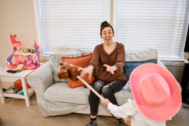 The shirt also works well for fending off toddler cowgirls. ;) 