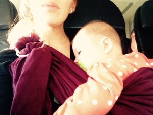 A great baby carrier is key to a successful flight with a baby.