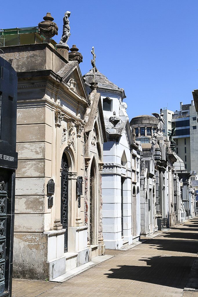 Another view of Recoleta Cemetery