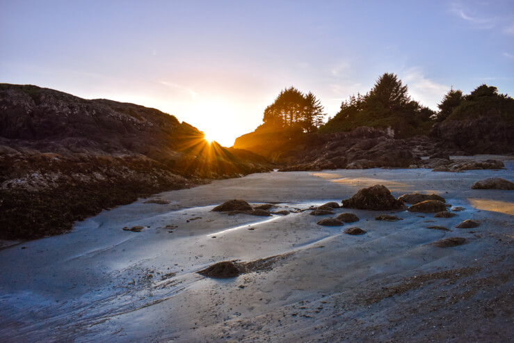 Tofino Sunburst - Cox Bay Beach