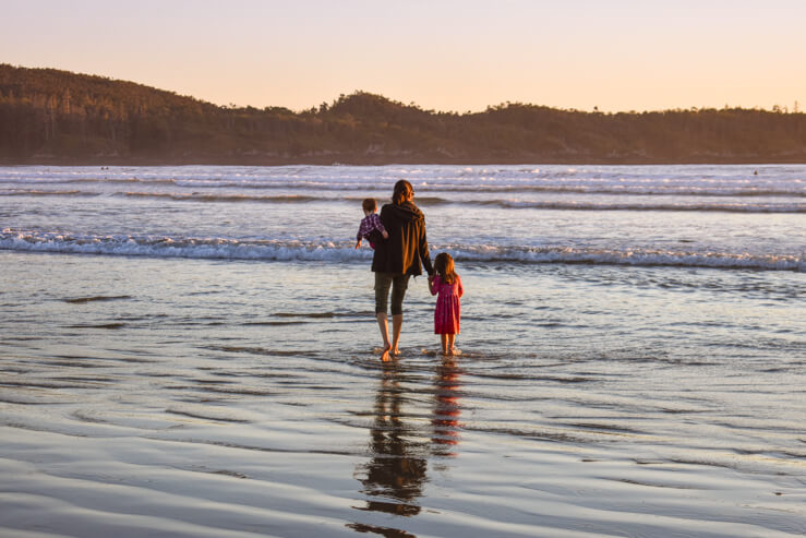 Sunset gazing in Tofino