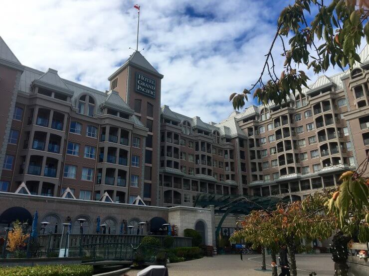 Hotel Grand Pacific in Victoria on Vancouver Island