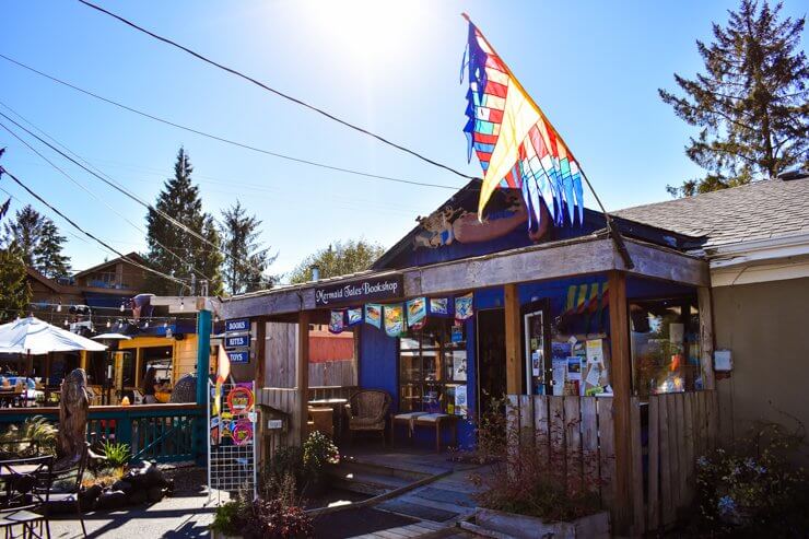 Mermaid Tales Bookshop in downtown Tofino