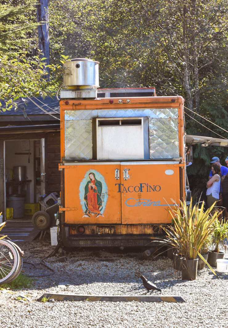 Tacofino food truck in Tofino